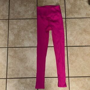 Carbon38 Magenta Pink Ribbed Leggings xs